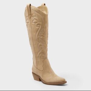 Tan Western Cowboy Boots
